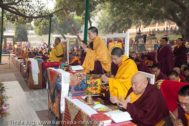 The 17th Karmapa in Bodhgaya