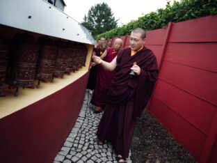 Thaye Dorje, His Holiness the 17th Gyalwa Karmapa, visits Nala Centre and Padkar Ling in the Czech Republic. Photo: Tokpa Korlo.