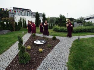 Thaye Dorje, His Holiness the 17th Gyalwa Karmapa, visits Nala Centre and Padkar Ling in the Czech Republic. Photo: Tokpa Korlo.