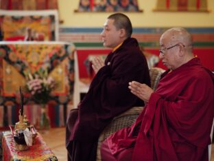 Thaye Dorje, His Holiness the 17th Gyalwa Karmapa, visits Nala Centre and Padkar Ling in the Czech Republic. Photo: Tokpa Korlo.