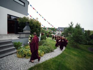 Thaye Dorje, His Holiness the 17th Gyalwa Karmapa, visits Nala Centre and Padkar Ling in the Czech Republic. Photo: Tokpa Korlo.