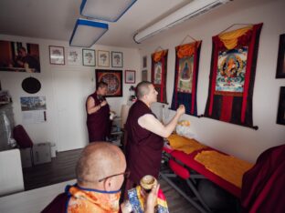 Thaye Dorje, His Holiness the 17th Gyalwa Karmapa, visits Nala Centre and Padkar Ling in the Czech Republic. Photo: Tokpa Korlo.