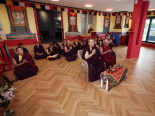 Thaye Dorje, His Holiness the 17th Gyalwa Karmapa, visits Nala Centre and Padkar Ling in the Czech Republic. Photo: Tokpa Korlo.