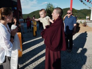 Thaye Dorje, His Holiness the 17th Gyalwa Karmapa, visits Nala Centre and Padkar Ling in the Czech Republic. Photo: Tokpa Korlo.