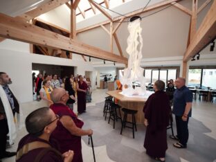 Thaye Dorje, His Holiness the 17th Gyalwa Karmapa, visits Nala Centre and Padkar Ling in the Czech Republic. Photo: Tokpa Korlo.