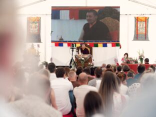 Thaye Dorje, His Holiness the 17th Gyalwa Karmapa, visits Nala Centre and Padkar Ling in the Czech Republic. Photo: Tokpa Korlo.