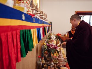 Thaye Dorje, His Holiness the 17th Gyalwa Karmapa, visits Nala Centre and Padkar Ling in the Czech Republic. Photo: Tokpa Korlo.