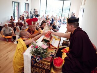 Thaye Dorje, His Holiness the 17th Gyalwa Karmapa, visits Nala Centre and Padkar Ling in the Czech Republic. Photo: Tokpa Korlo.