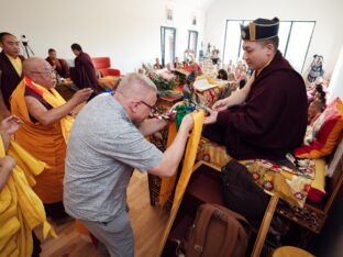 Thaye Dorje, His Holiness the 17th Gyalwa Karmapa, visits Nala Centre and Padkar Ling in the Czech Republic. Photo: Tokpa Korlo.