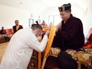 Thaye Dorje, His Holiness the 17th Gyalwa Karmapa, visits Nala Centre and Padkar Ling in the Czech Republic. Photo: Tokpa Korlo.