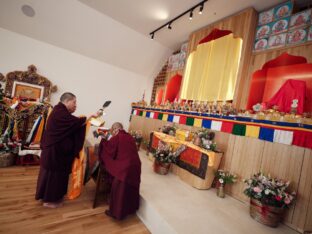 Thaye Dorje, His Holiness the 17th Gyalwa Karmapa, visits Nala Centre and Padkar Ling in the Czech Republic. Photo: Tokpa Korlo.