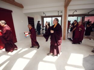 Thaye Dorje, His Holiness the 17th Gyalwa Karmapa, visits Nala Centre and Padkar Ling in the Czech Republic. Photo: Tokpa Korlo.