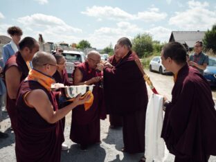 Thaye Dorje, His Holiness the 17th Gyalwa Karmapa, visits Nala Centre and Padkar Ling in the Czech Republic. Photo: Tokpa Korlo.