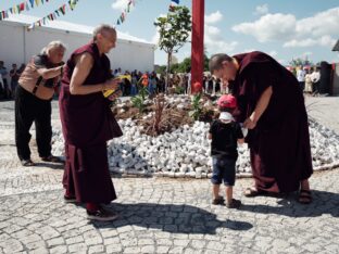 Thaye Dorje, His Holiness the 17th Gyalwa Karmapa, visits Nala Centre and Padkar Ling in the Czech Republic. Photo: Tokpa Korlo.