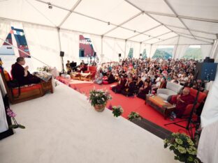 Thaye Dorje, His Holiness the 17th Gyalwa Karmapa, visits Nala Centre and Padkar Ling in the Czech Republic. Photo: Tokpa Korlo.