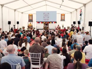 Thaye Dorje, His Holiness the 17th Gyalwa Karmapa, visits Nala Centre and Padkar Ling in the Czech Republic. Photo: Tokpa Korlo.