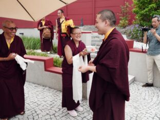 Thaye Dorje, His Holiness the 17th Gyalwa Karmapa, visits Nala Centre and Padkar Ling in the Czech Republic. Photo: Tokpa Korlo.