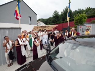 Thaye Dorje, His Holiness the 17th Gyalwa Karmapa, visits Nala Centre and Padkar Ling in the Czech Republic. Photo: Tokpa Korlo.