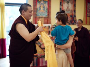 Thaye Dorje, His Holiness the 17th Gyalwa Karmapa, visits Nala Centre and Padkar Ling in the Czech Republic. Photo: Tokpa Korlo.