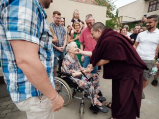 Thaye Dorje, His Holiness the 17th Gyalwa Karmapa, visits Nala Centre and Padkar Ling in the Czech Republic. Photo: Tokpa Korlo.