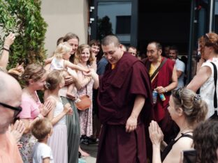 Thaye Dorje, His Holiness the 17th Gyalwa Karmapa, visits Nala Centre and Padkar Ling in the Czech Republic. Photo: Tokpa Korlo.