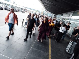 Thaye Dorje, His Holiness the 17th Gyalwa Karmapa, visits Nala Centre and Padkar Ling in the Czech Republic. Photo: Tokpa Korlo.