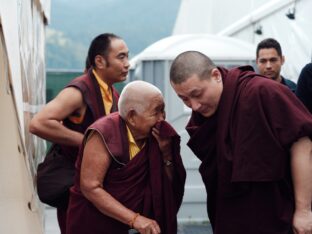 Thaye Dorje, His Holiness the 17th Gyalwa Karmapa, at the Europe Center. Photo: Tokpa Korlo.