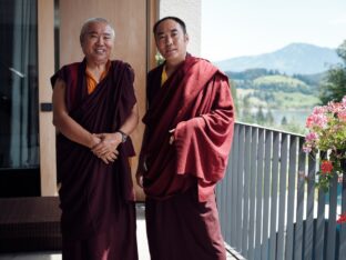 Thaye Dorje, His Holiness the 17th Gyalwa Karmapa, at the Europe Center. Photo: Tokpa Korlo.