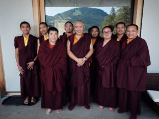 Thaye Dorje, His Holiness the 17th Gyalwa Karmapa, at the Europe Center. Photo: Tokpa Korlo.