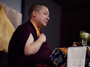 Thaye Dorje, His Holiness the 17th Gyalwa Karmapa, at the Europe Center. Photo: Tokpa Korlo.