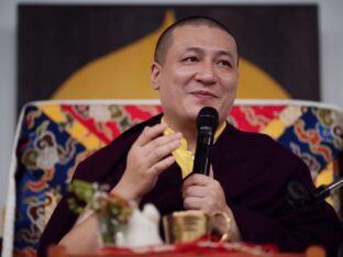 Thaye Dorje, His Holiness the 17th Gyalwa Karmapa, at the Europe Center. Photo: Tokpa Korlo.