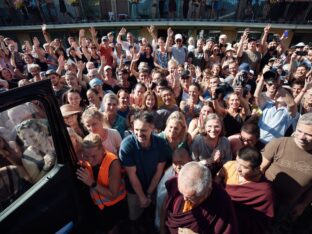 Thaye Dorje, His Holiness the 17th Gyalwa Karmapa, at the Europe Center. Photo: Tokpa Korlo.