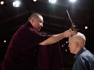 Thaye Dorje, His Holiness the 17th Gyalwa Karmapa, at the Europe Center. Photo: Tokpa Korlo.