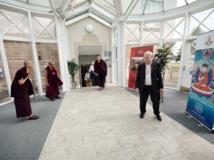 Thaye Dorje, His Holiness the 17th Gyalwa Karmapa, visits Harrogate and Manchester. Photo: Tokpa Korlo.