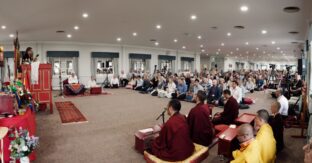 Thaye Dorje, His Holiness the 17th Gyalwa Karmapa, visits Harrogate and Manchester. Photo: Tokpa Korlo.