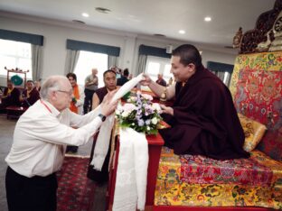 Thaye Dorje, His Holiness the 17th Gyalwa Karmapa, visits Harrogate and Manchester. Photo: Tokpa Korlo.