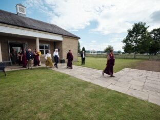 Thaye Dorje, His Holiness the 17th Gyalwa Karmapa, visits Harrogate and Manchester. Photo: Tokpa Korlo.