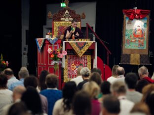 Thaye Dorje, His Holiness the 17th Gyalwa Karmapa, visits Harrogate and Manchester. Photo: Tokpa Korlo.