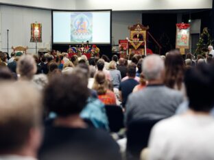 Thaye Dorje, His Holiness the 17th Gyalwa Karmapa, visits Harrogate and Manchester. Photo: Tokpa Korlo.