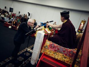 Thaye Dorje, His Holiness the 17th Gyalwa Karmapa, visits Harrogate and Manchester. Photo: Tokpa Korlo.