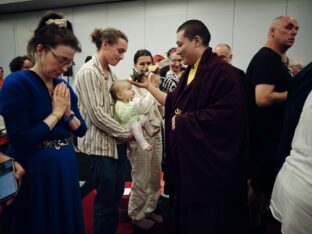 Thaye Dorje, His Holiness the 17th Gyalwa Karmapa, visits Harrogate and Manchester. Photo: Tokpa Korlo.