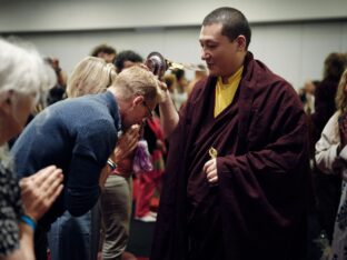 Thaye Dorje, His Holiness the 17th Gyalwa Karmapa, visits Harrogate and Manchester. Photo: Tokpa Korlo.