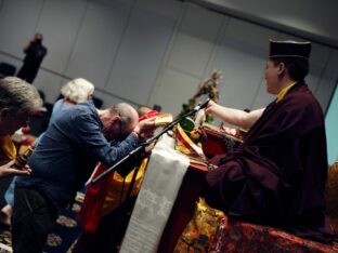 Thaye Dorje, His Holiness the 17th Gyalwa Karmapa, visits Harrogate and Manchester. Photo: Tokpa Korlo.