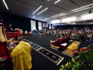 Thaye Dorje, His Holiness the 17th Gyalwa Karmapa, visits Harrogate and Manchester. Photo: Tokpa Korlo.