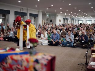 Thaye Dorje, His Holiness the 17th Gyalwa Karmapa, visits Harrogate and Manchester. Photo: Tokpa Korlo.