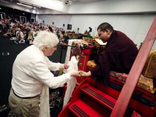 Thaye Dorje, His Holiness the 17th Gyalwa Karmapa, visits Harrogate and Manchester. Photo: Tokpa Korlo.