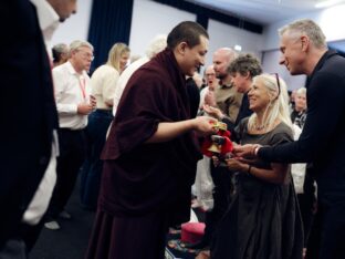 Thaye Dorje, His Holiness the 17th Gyalwa Karmapa, visits Harrogate and Manchester. Photo: Tokpa Korlo.