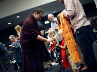 Thaye Dorje, His Holiness the 17th Gyalwa Karmapa, visits Harrogate and Manchester. Photo: Tokpa Korlo.