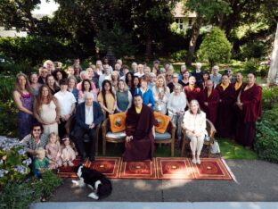 Thaye Dorje, His Holiness the 17th Gyalwa Karmapa, visits Harrogate and Manchester. Photo: Tokpa Korlo.