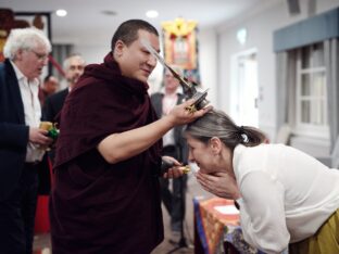 Thaye Dorje, His Holiness the 17th Gyalwa Karmapa, visits Harrogate and Manchester. Photo: Tokpa Korlo.